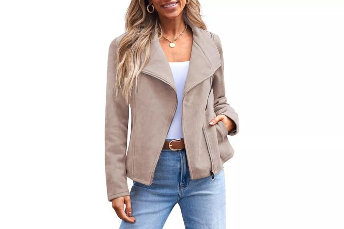 faux leather jacket
