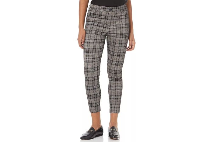 Briggs New York High-Waisted Slim Fit Knit Ponte Pants
