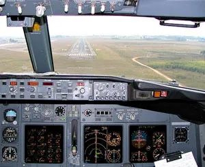 Cockpit-Landing Procedure