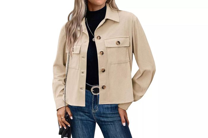 cropped shacket