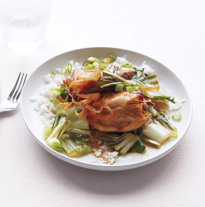 Slow-Cooker Soy-Braised Chicken