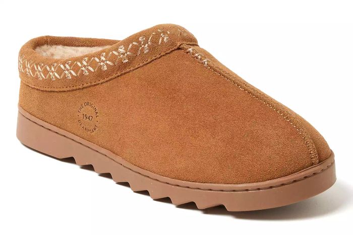 Dearfoams suede slippers
