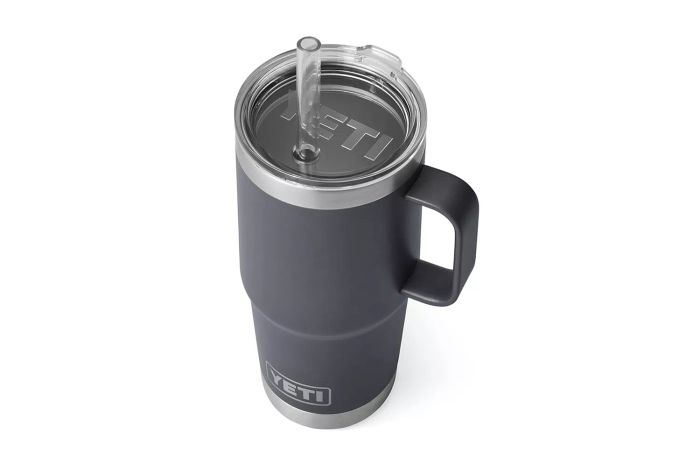 Yeti Rambler 25-Ounce Tumbler with Handle and Straw Lid