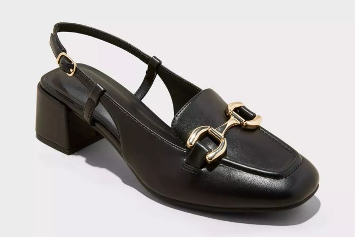 A New Day Justina Slingback Pumps with Comfort-Enhancing Memory Foam Insole