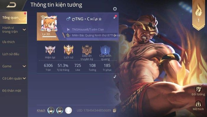 tài khoản Liên Quân miễn phí mới phổ biến