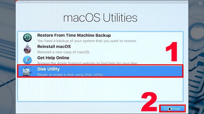 Hướng dẫn Factory reset Mac - Bước 3