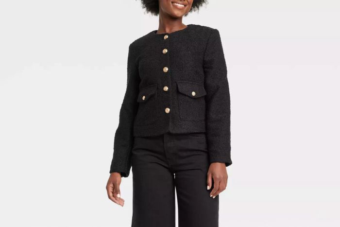 Universal Thread Button-Front Jacket