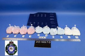 Drugs seized by law enforcement