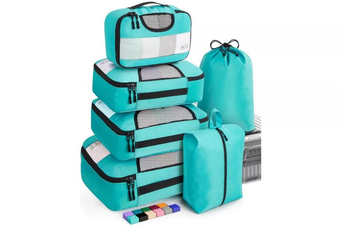 Veken 6 Set Packing Cubes for Suitcases