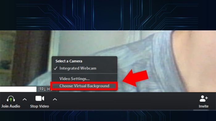 Hướng dẫn thay đổi hình nền Zoom - bước 3