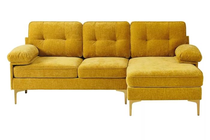 SOPAT 82.7’’ Modern Chenille Sectional Sofa
