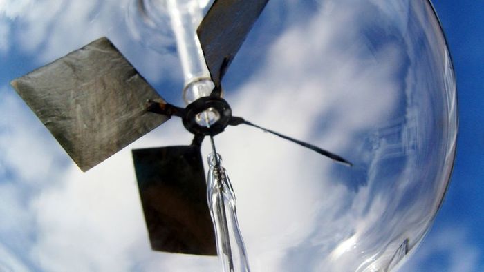 A Crookes solar radiometer is designed to measure the intensity of electromagnetic radiation.