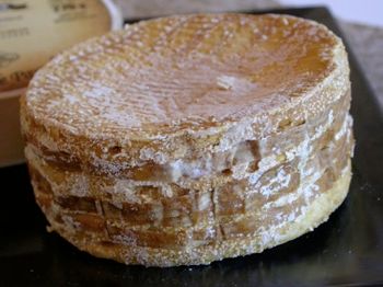 Livarot is a highly regarded French cheese with a distinctive reputation. Known for its strong odor, often likened to barnyard or even feces, it has earned its own Appellation d’Origine Contrôlée, much like Champagne. Despite its pungent scent, its taste is surprisingly smooth and mild, making it a delicious choice for those adventurous in cheese tasting.