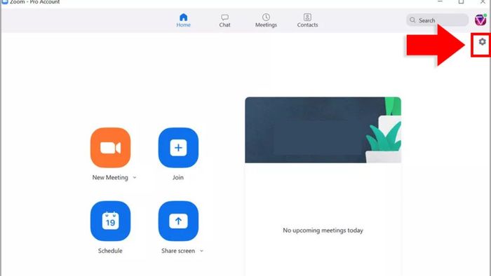 Hướng dẫn thay đổi hình nền Zoom - bước 1