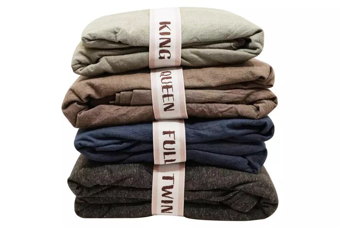 ECOHomes Bed Sheet Organizer and Storage Size Label Bands