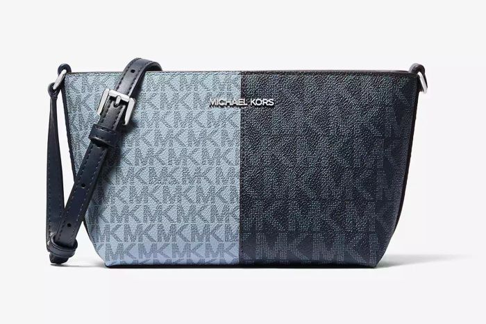 Jet Set Travel Small Two-Tone Logo Crossbody Bag