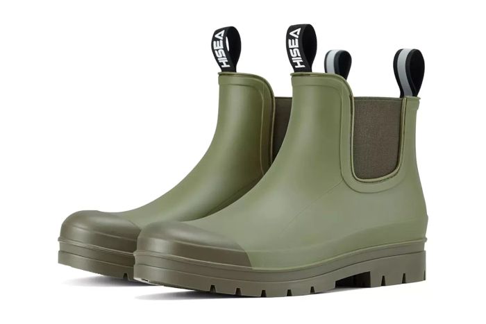 HISEA Women's Short Rain Boots Waterproof