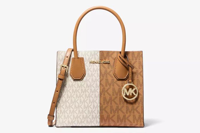Mercer Medium Two-Tone Logo Crossbody Bag