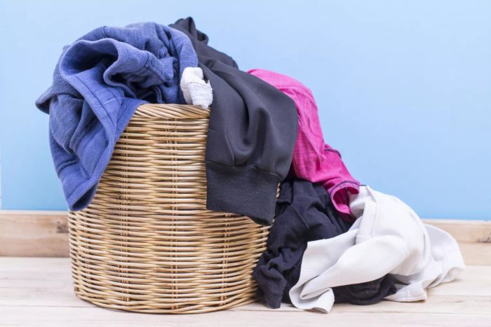 A pile of dirty laundry