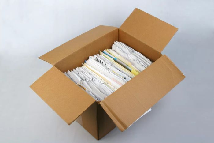 Documents stored improperly
