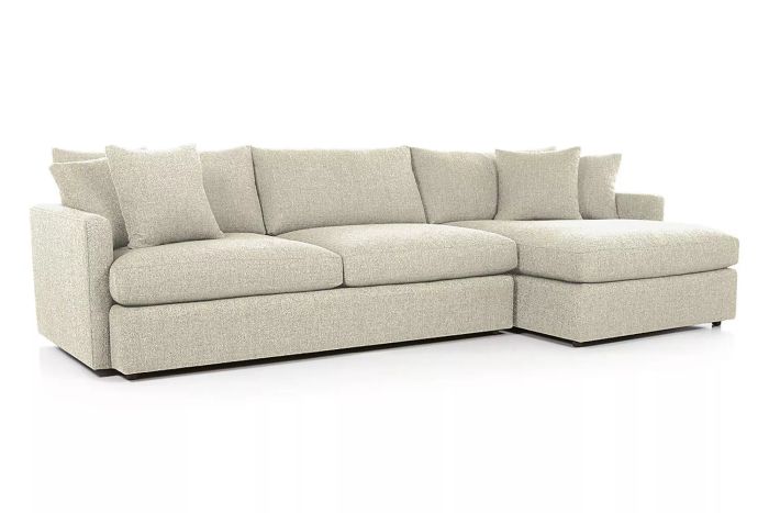Crate & Barrel Lounge Deep 2-Piece Sectional