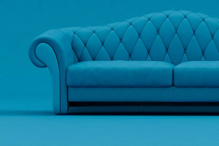 blue couch