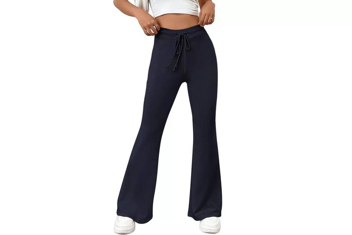 PRETTYGARDEN 2024 Women's Casual Flare Trousers