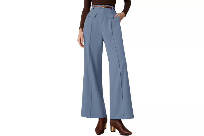 GRACE KARIN 2024 Women's Wide Leg Work Pants High Waist Business Office