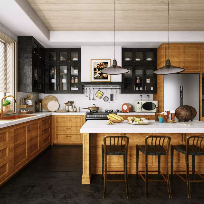 Versatile kitchen island
