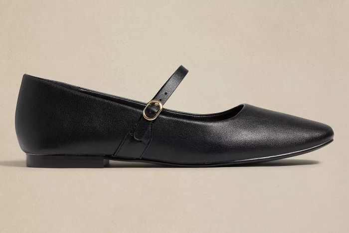 Vegan Leather Maryjane Ballet Flat