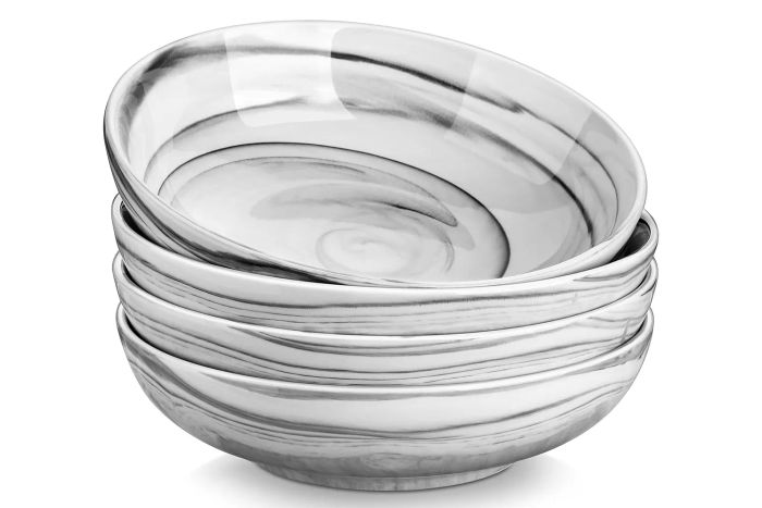 MALACASA Pasta Bowls, 40 Ounce