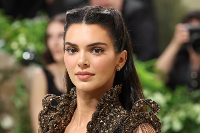 NEW YORK, NEW YORK - MAY 06: Kendall Jenner graced The 2024 Met Gala, themed 