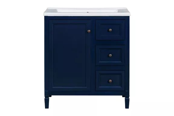 ModernLuxe Bathroom Vanity with Resin Basin