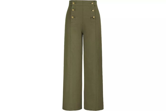 high waisted wide leg pant