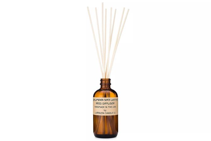 Amazon Lorenzen Candle Co. Pumpkin Spice Latte Reed Diffuser Set