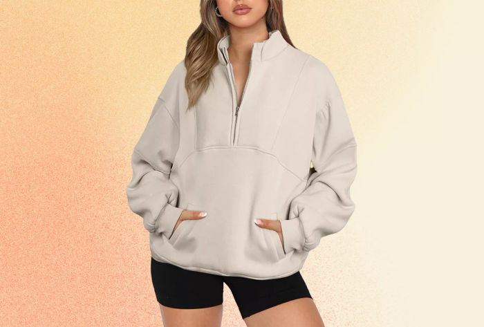 Oversized Sweatshirts on Amazon