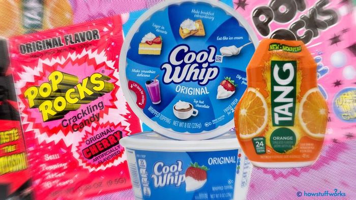 cool whip, tang, pop rocks