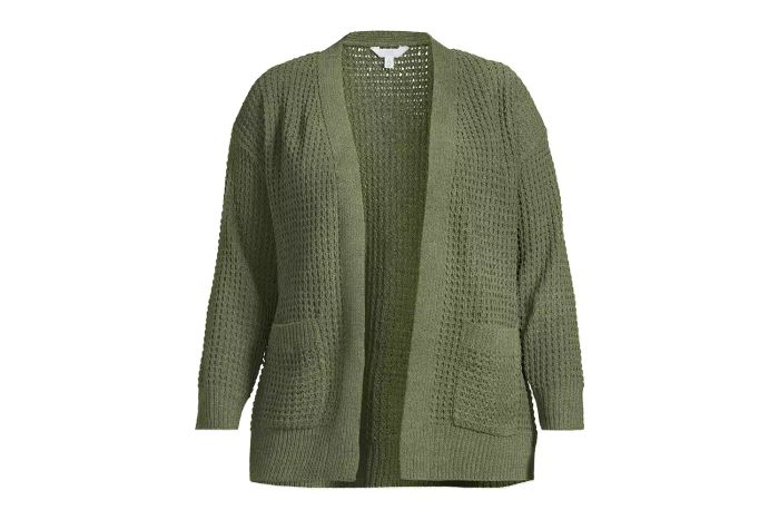 Midweight Chenille Cardigan Sweater for Women from Time and Tru