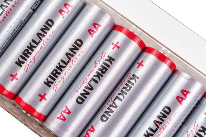 This photo illustration features Kirkland Signature batteries, a product from Costco's private label brand. Known for its quality, Kirkland Signature has gained widespread recognition.
