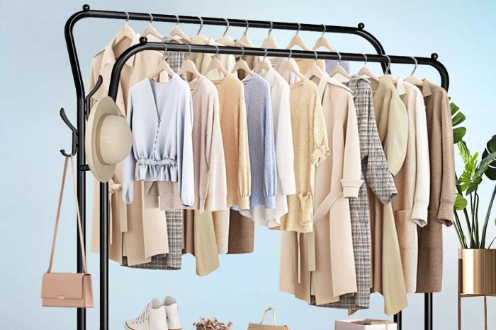 BAOKALER Metal Clothes Rack for Hanging Garments