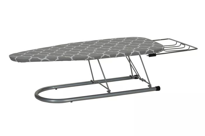 Wayfair Household Essentials 131210 Small Steel Table Top Ironing Board with Iron Rest