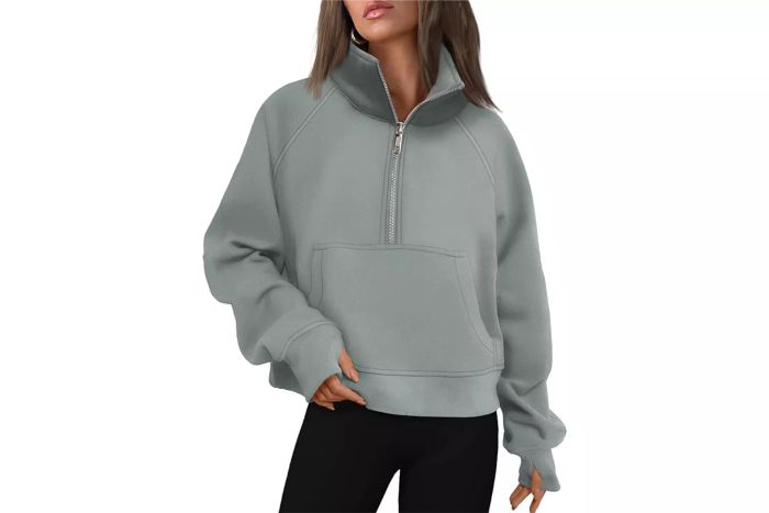 BINTEHGS Oversized Sweatshirt for Women – Loose Fit Cotton
