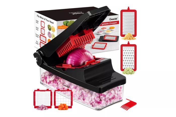 Geedel Vegetable Chopper, Onion Chopper Pro Food