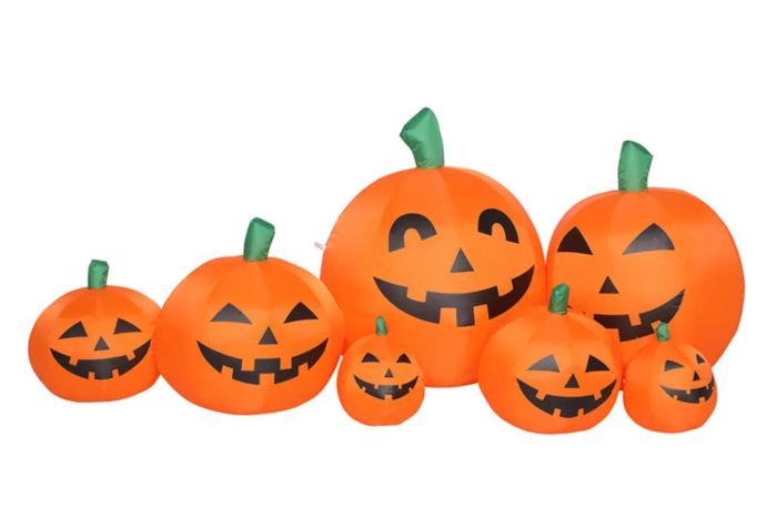 LED inflatable pumpkin decor