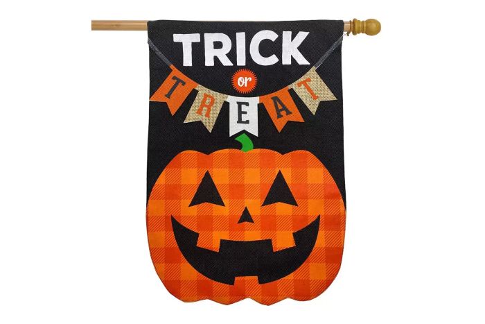 trick or treat flag