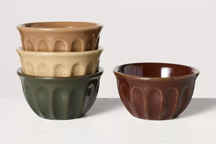 Fluted Stoneware Mini Bowls by Hearth & Hand with Magnolia