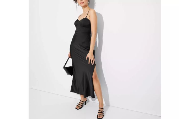 maxi slip dress