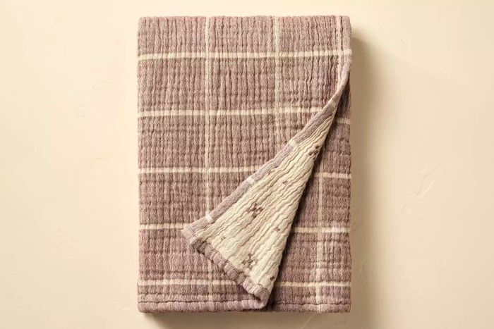 Hearth & Hand with Magnolia Grid Matelassé Throw Blanket