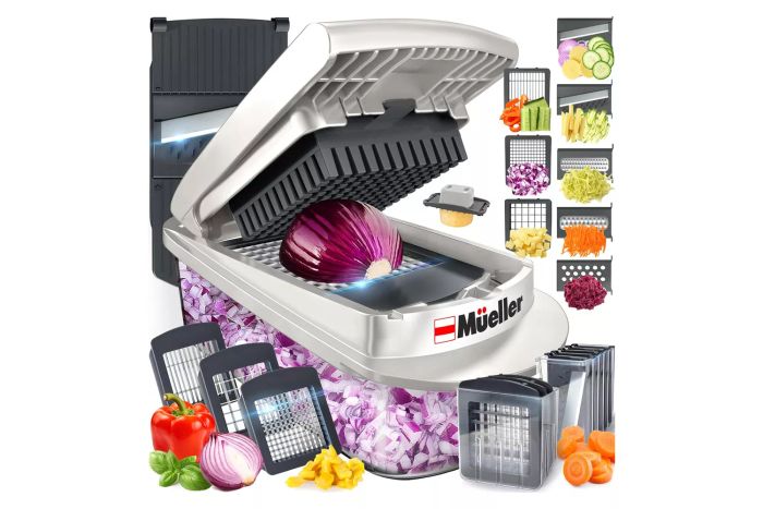Mueller Pro-Series 10-in-1, 8 Blade Vegetable Chopper