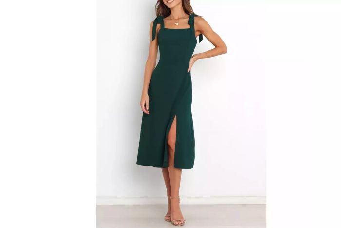 side slit dress